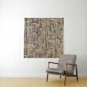 Rustieke stenen muur, getextureerde decor wandkleed (In Situ (horizontaal))