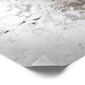 Rustieke stenen muur met open schuurdeur poster (Hoek)