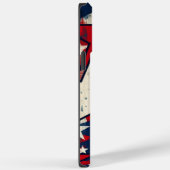 Rustieke sterren en strepen Patriottische iPhone C Case-Mate iPhone Case (Achterkant / Rechts)