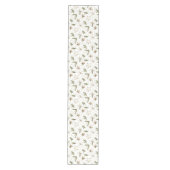 Rustieke sterren, twine en dennennaalden medium tafelloper (Voorkant)