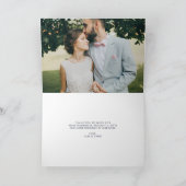 Rustieke sterrenhemel slinger kerstverlichting bed bedankkaart (Binnen)