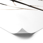 Rustieke Sticks Twigs takken krans banner Poster (Hoek)