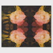 Rustieke stijl bloemenbloesem foto inpakpapier (Vlak)