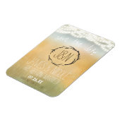 Rustieke Stokken & Slingerlichtjes Magneet Save th (Linkerzijde)