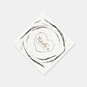 Rustieke Stokken Takken Takken Krans Aangepaste Fe Servetten (Hoek)