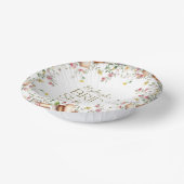 Rustieke Storybook Floral Vrijgezellenfeest Party Papieren Kommen (Gebogen)