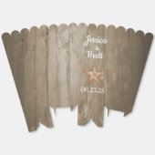 Rustieke strand Favor Box Bedankdoosjes (Ongevouwen)