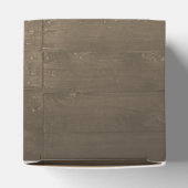 Rustieke strand Favor Box Bedankdoosjes (Bovenkant)