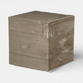 Rustieke strand Favor Box Bedankdoosjes (Achterkant)