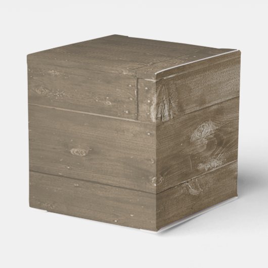 Rustieke strand Favor Box Bedankdoosjes (Achterkant)