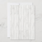 RUSTIEKE STRAND KORAAL HOUT BRUILOFT UITNODIGING (Achterkant)