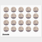 Rustieke strand oceaan golven bruiloft Sticker (Vel)
