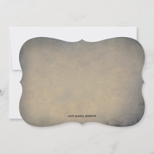 Rustieke strijklichten, je wordt mijn bruidsmeisje kaart (Achterkant)