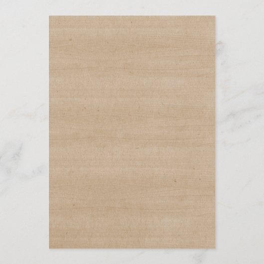 Rustieke string lichten boerderij bruiloft uitnodi programmakaart (Achterkant)