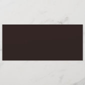 Rustieke string lichten boom bruiloft menu kaarten (Achterkant)