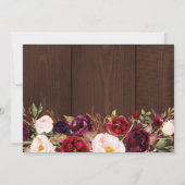 Rustieke string lichten bruids douche uitnodiging (Achterkant)