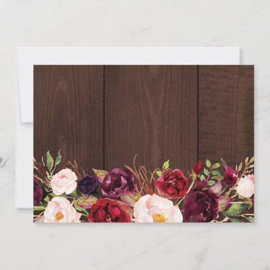 Rustieke string lichten bruids douche uitnodiging (Achterkant)