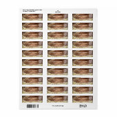 Rustieke String Lights Baby's Breath & Lace Label (Full Sheet)