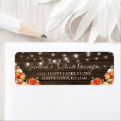 Rustieke String Lights Schuur Hout Bloemen Etiket (Insitu)