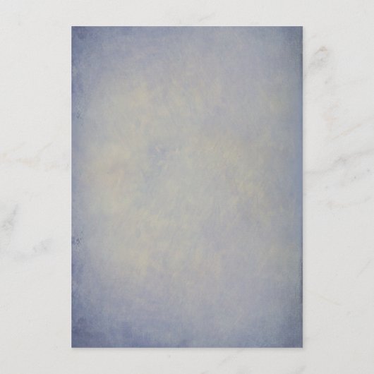 Rustieke String Lights Stoffig Blauw Bruiloft Deta Informatiekaartje (Achterkant)