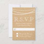 Rustieke String of Lights RSVP 3.5" x 5" (Voorkant)