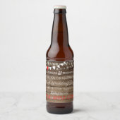 Rustieke string van lichten Hard cider bruiloft la Bier Etiket (Voorkant)