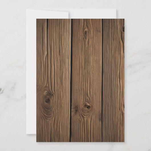 Rustieke string van lichten Vrijgezellenfeest Kaart (Achterkant)