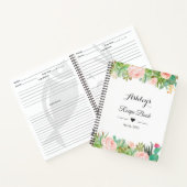 Rustieke Succulent Cactus Bloemenreceptenboek Notitieboek (Binnen)