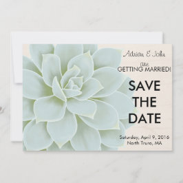 Rustieke Succulent Save the Date