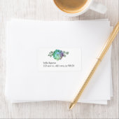 Rustieke succulente bruiloft Adresetiketten Etiket (Insitu)