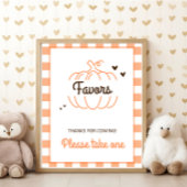 Rustieke Sweet Pumpkin Herfst Baby shower Favoriet Poster