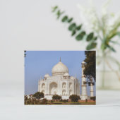Rustieke Taj Mahal India Bruidsdouche Spel Postcar Briefkaart (Staand voorkant)