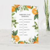 Rustieke Tangerine Citrus Sinaasappel QR Code Trou (Achterkant)