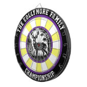 Rustieke Target Herten Forest Art Dartbord (Voorkant Rechts)