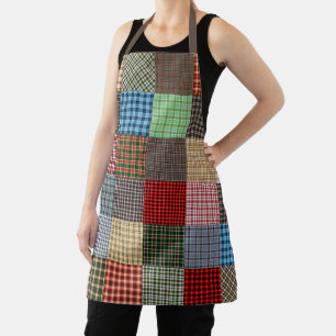 Rustieke Tartan Patchwork Schort