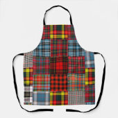 Rustieke Tartan Patchwork Schort (Voorkant)