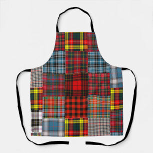 Rustieke Tartan Patchwork Schort