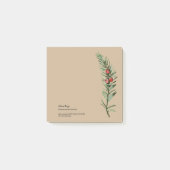 Rustieke taxusboom tak post-it® notes (Voorkant)