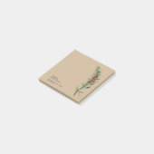 Rustieke taxusboom tak post-it® notes (Schuin)