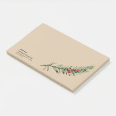 Rustieke taxusboom tak post-it® notes (Schuin)