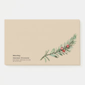 Rustieke taxusboom tak post-it® notes (Voorkant)
