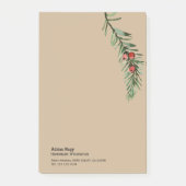 Rustieke taxusboom tak post-it® notes (Voorkant)