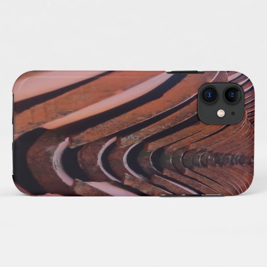 Rustieke Tegels met een uniek perspectief Case-Mate iPhone Case (Achterkant (horizontaal))