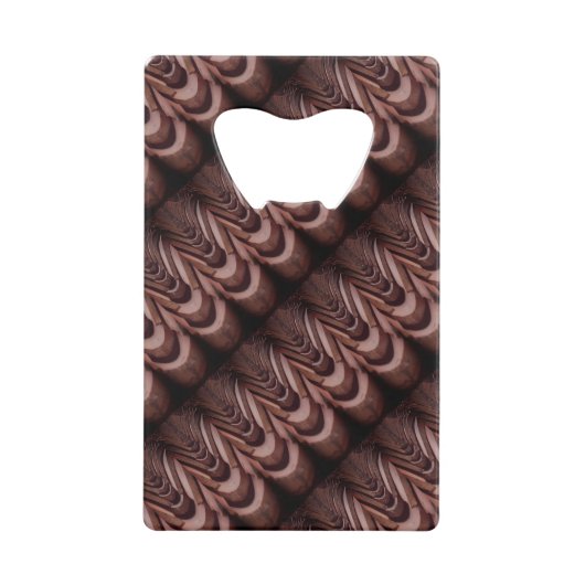 Rustieke Tegels met een uniek perspectief Creditkaart Flessenopener (Voorkant)