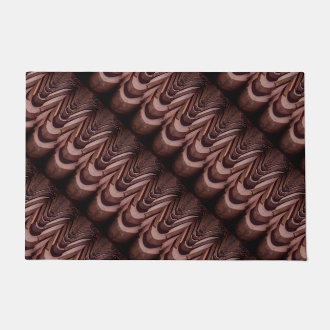 Rustieke Tegels met een uniek perspectief Deurmat (Voorkant)