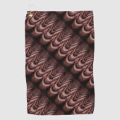 Rustieke Tegels met een uniek perspectief Golfhanddoek (Voorkant)