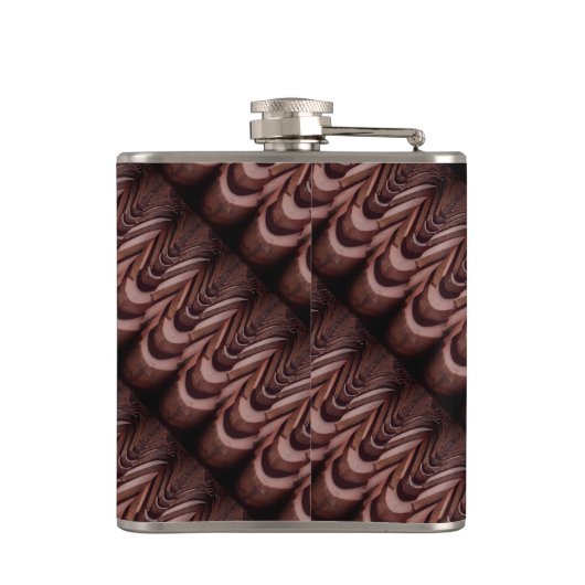 Rustieke Tegels met een uniek perspectief Heupfles (Achterkant)