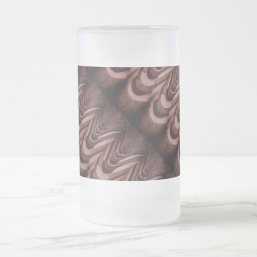 Rustieke Tegels met een uniek perspectief Matglas Bierpul (Center)