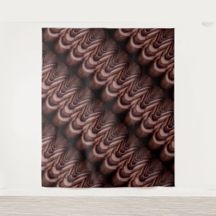 Rustieke Tegels met een uniek perspectief Wandkleed