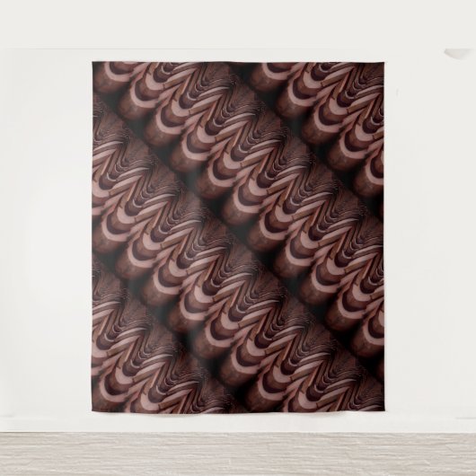 Rustieke Tegels met een uniek perspectief Wandkleed (Voorkant)